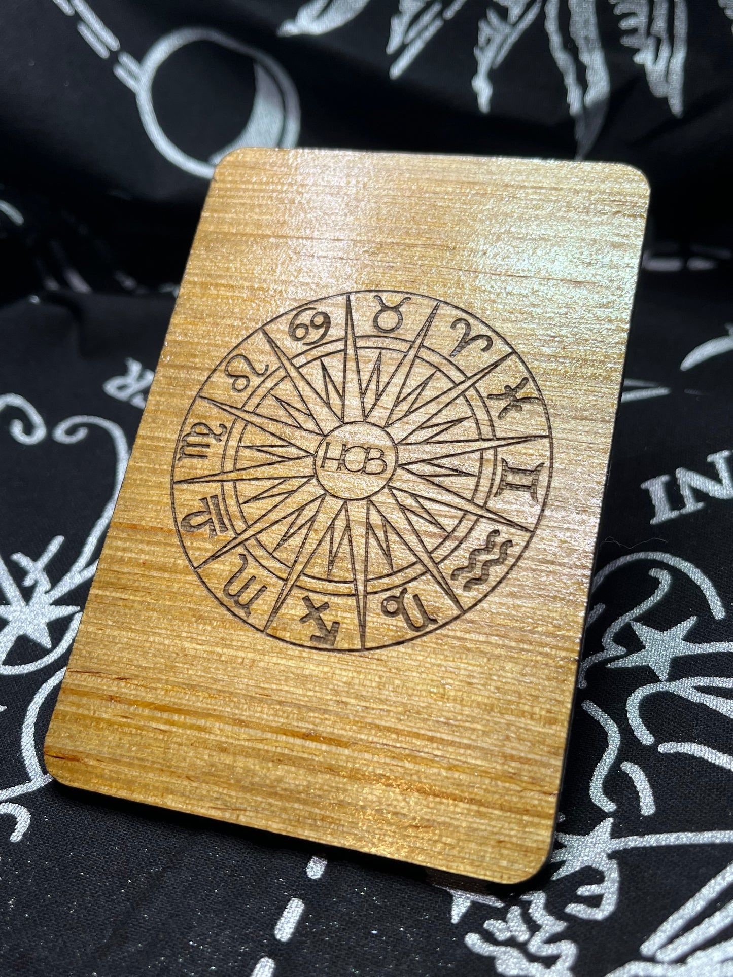 The Hierophant Tarot Card | Laser Engraved Wooden Card | Major Arcana Gift