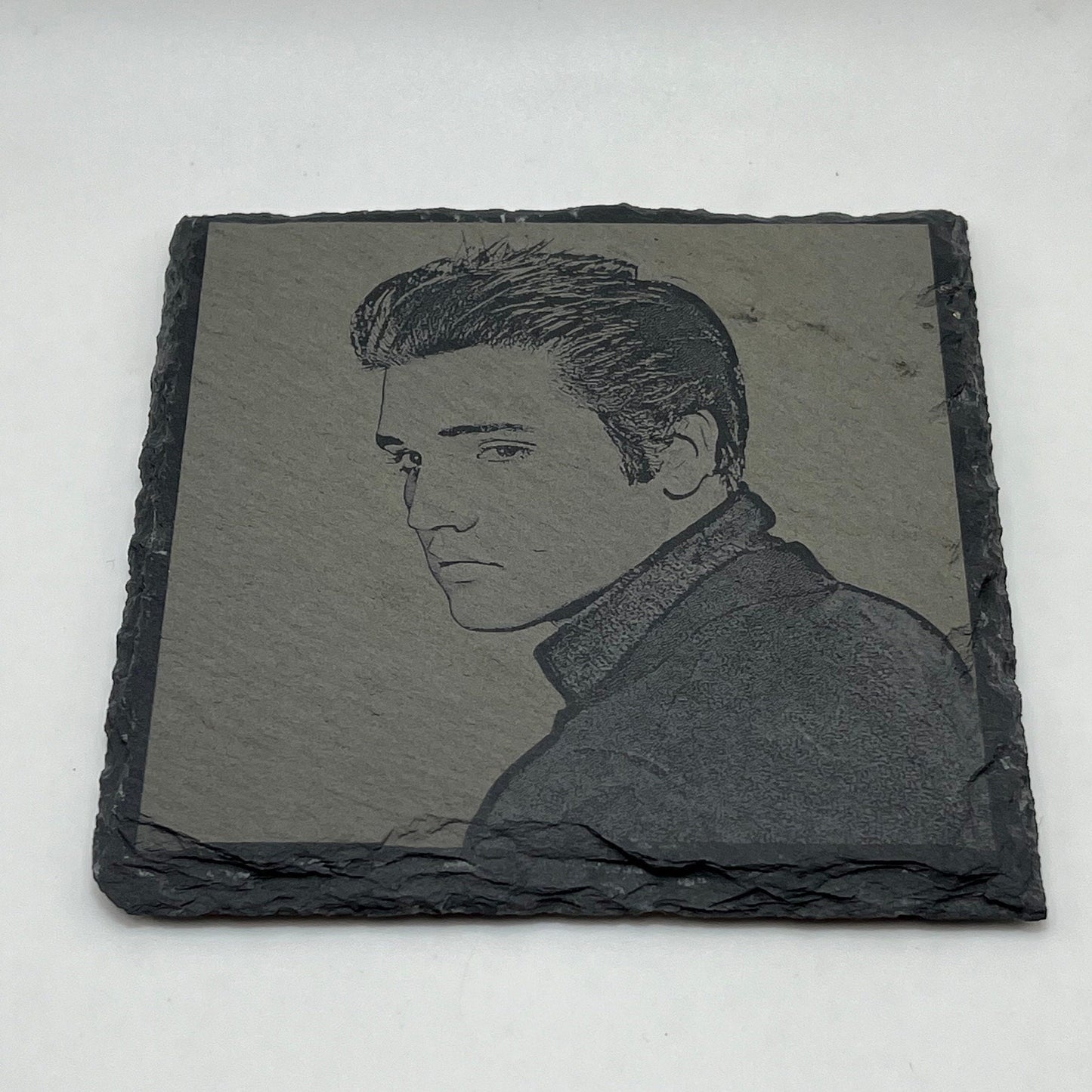 Elvis Presley Slate Coaster (Set of 4 or Single): King of Cool