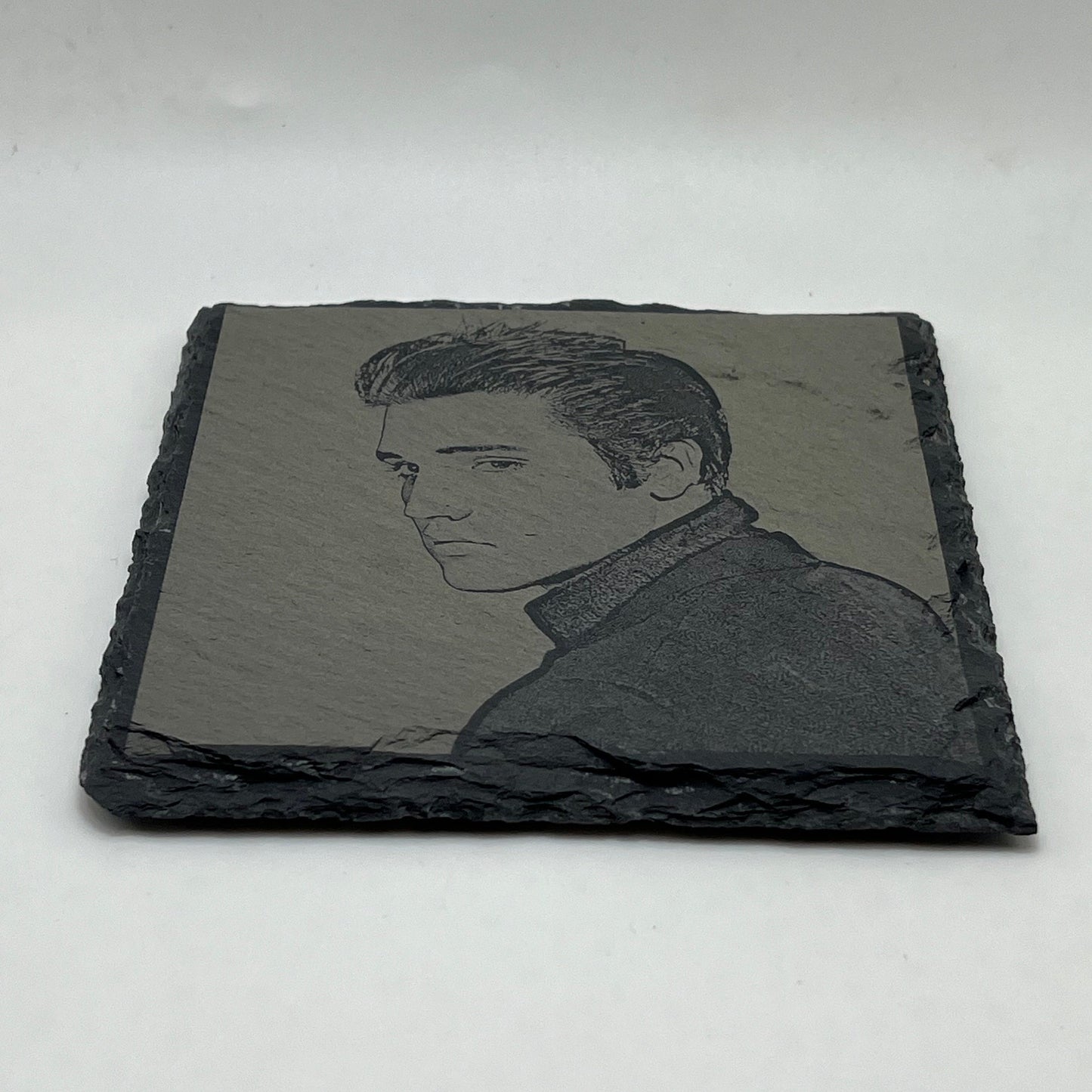 Elvis Presley Slate Coaster (Set of 4 or Single): King of Cool