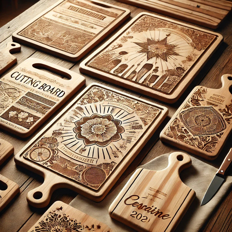 Custom Laser Engraved Cutting Boards | Personalized Kitchen Gifts