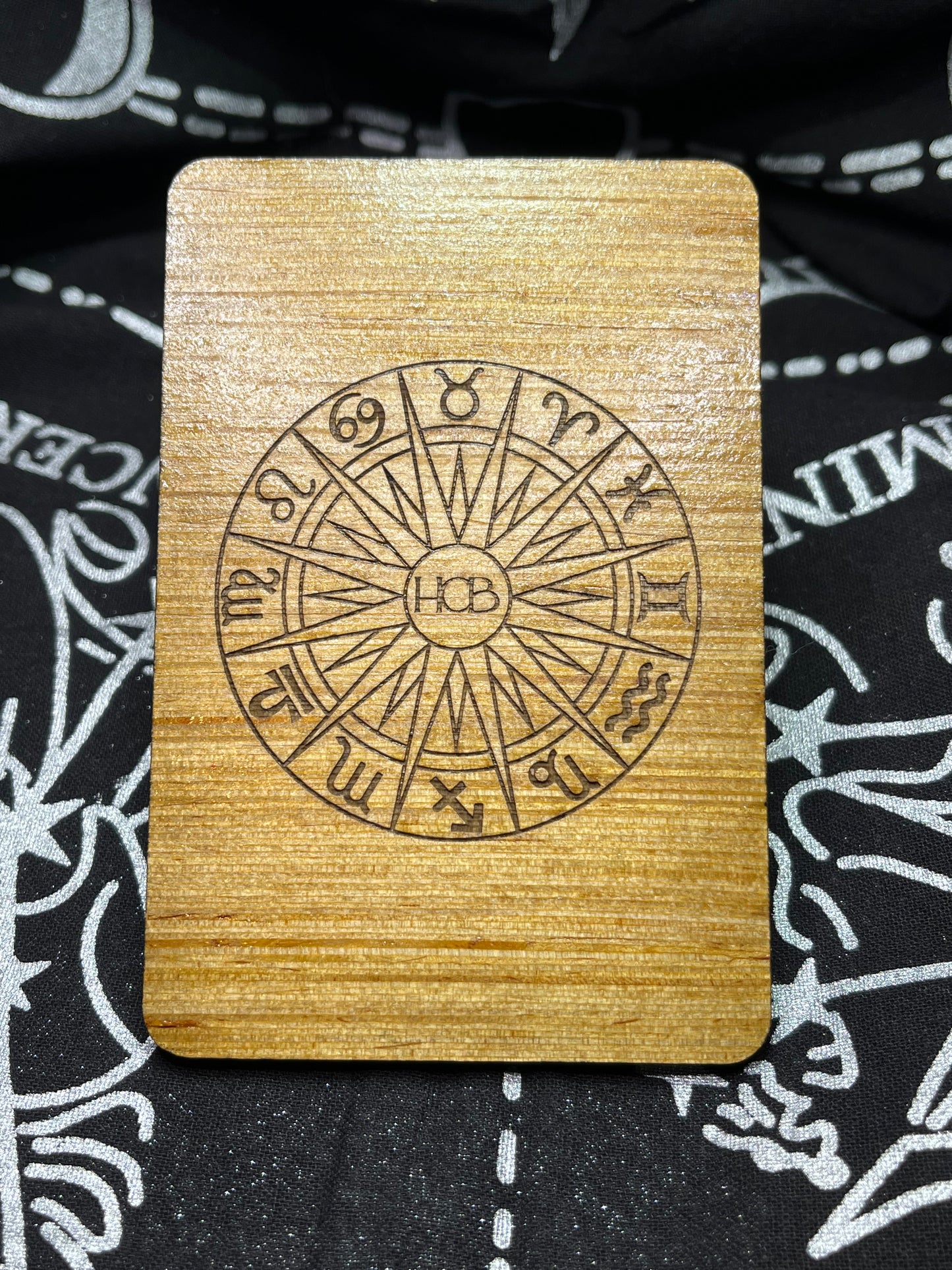 The Hierophant Tarot Card | Laser Engraved Wooden Card | Major Arcana Gift