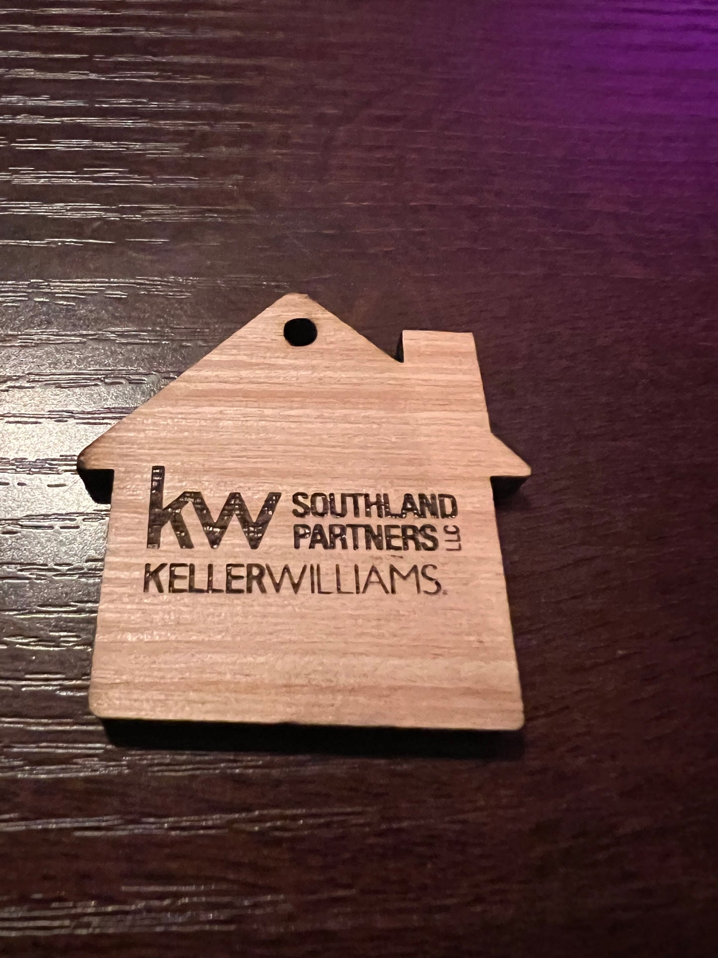 Custom House-Shaped Keychain | Real Estate Agent Marketing Tool | Personalized Laser Engraving