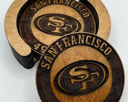 San Francisco 49ers Coasters