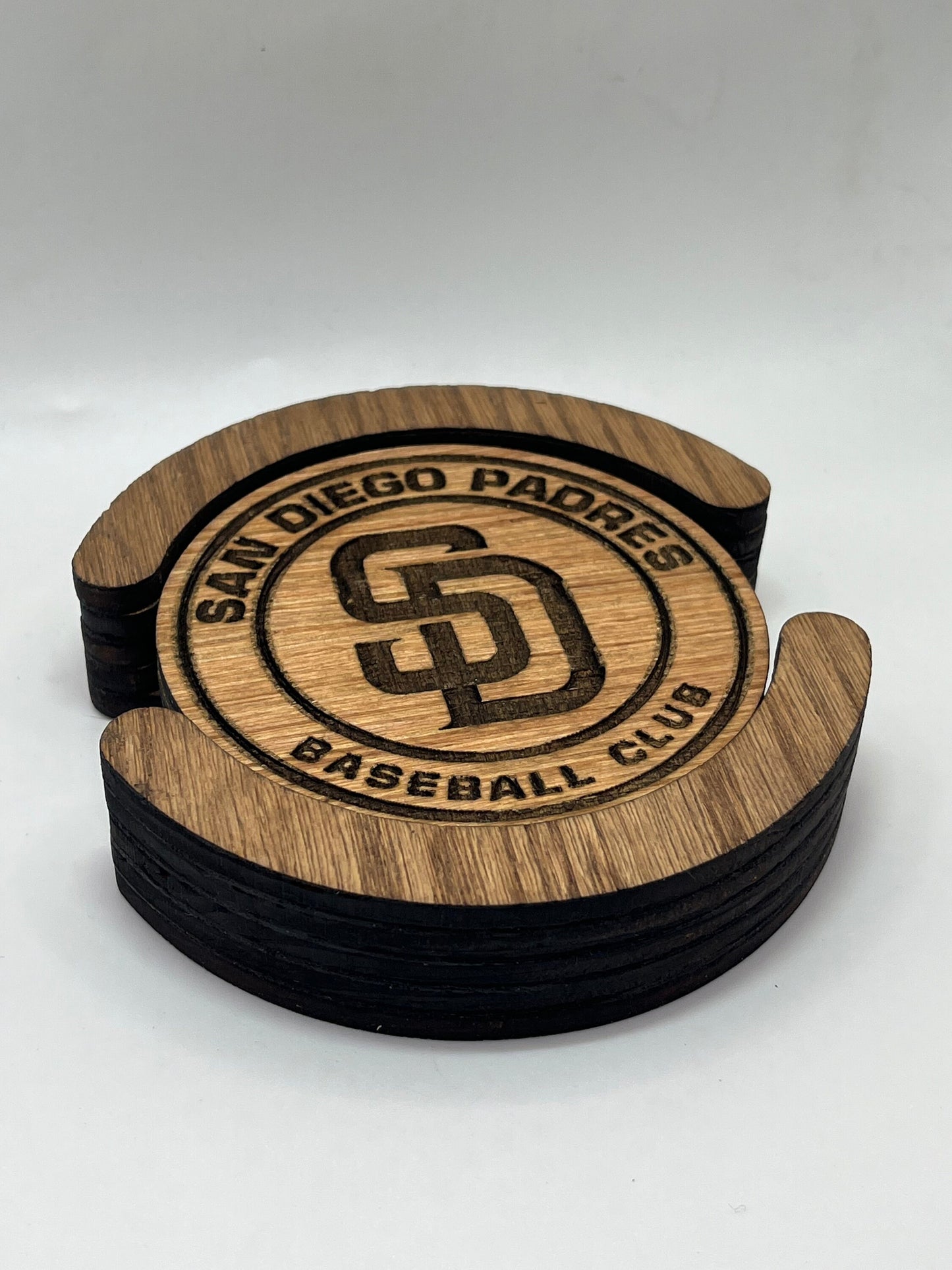 San Diego Padres Coaster Set (Set of 4):Slam Diego Style