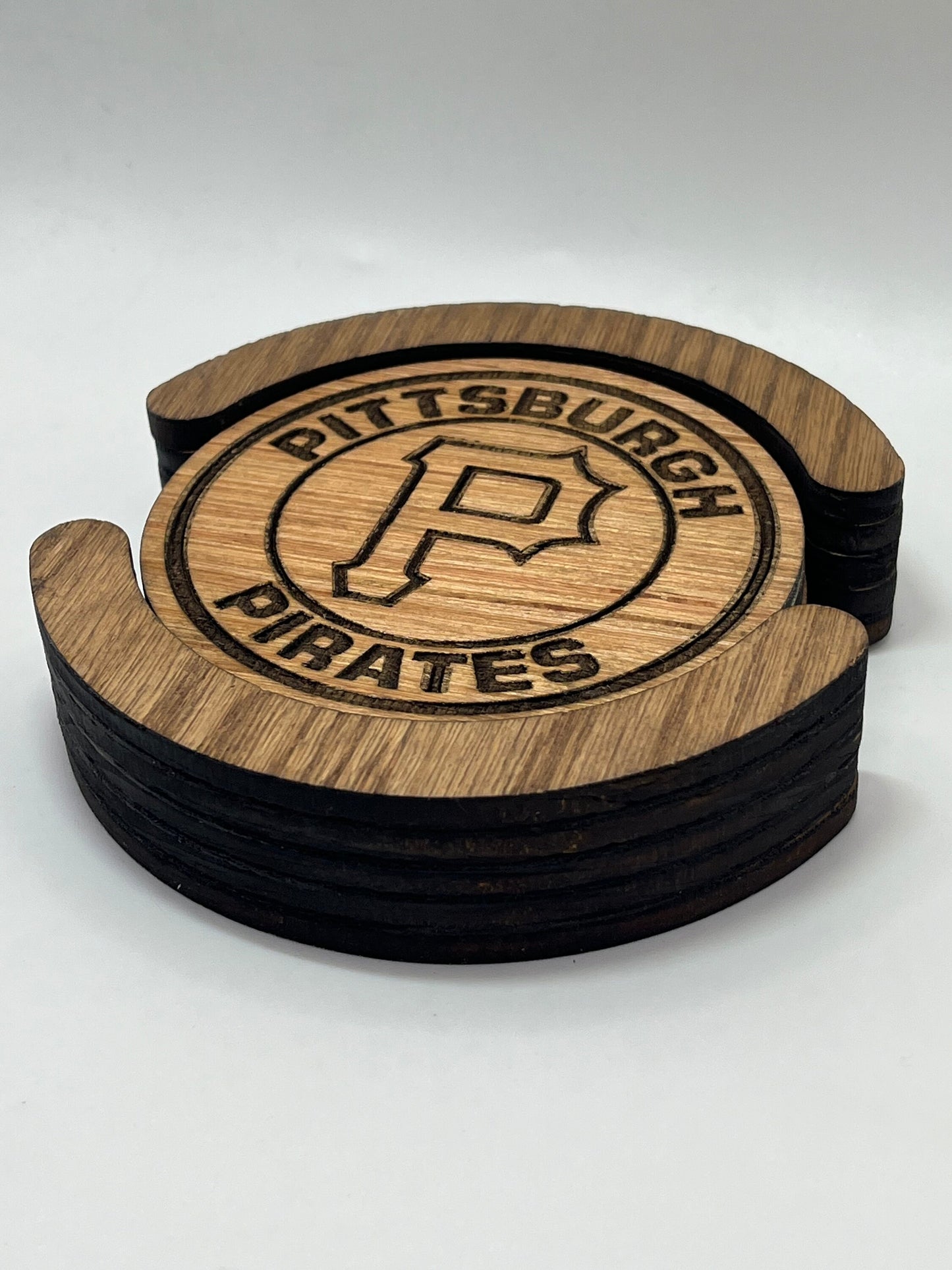 Pittsburgh Pirates Coaster Set (Set of 4): Steel City Spirit