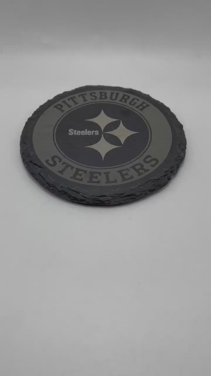 Pittsburgh Steelers Slate Coaster Set (Single or Set of 4)