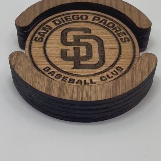 San Diego Padres Coaster Set (Set of 4):Slam Diego Style